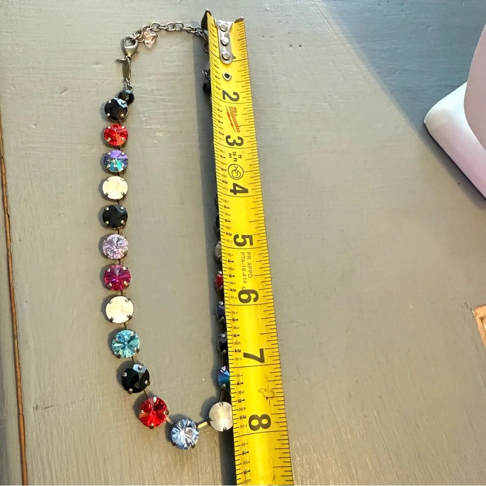 Sabika Crystal Winter 2016 Tennis Style Necklace - Picture 7 of 9